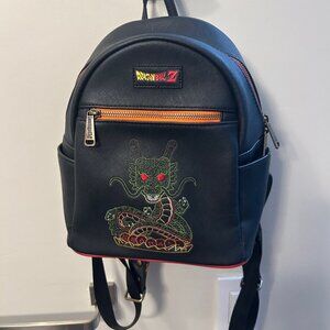 Funko Loungefly Dragon Ball Z Mini Backpack Embroidered Shenron Black